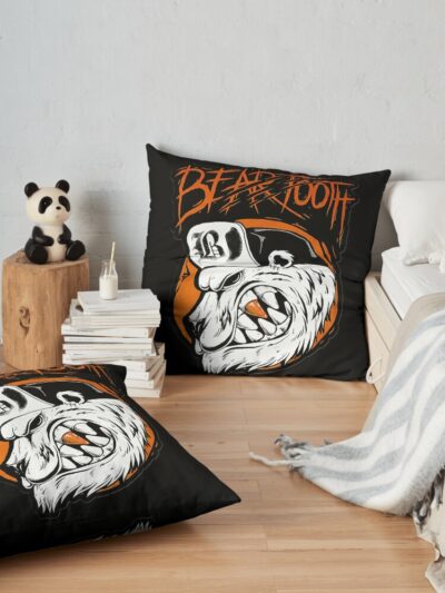 Beartooth Throw Pillow Official Beartooth Band Merch